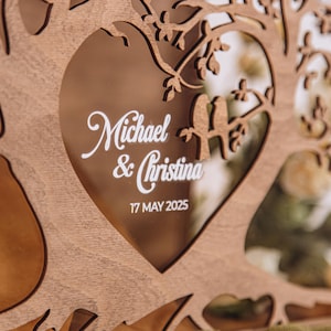 Caja de madera para tarjetas de libro de visitas de boda para regalos, juego de boda rústico, caja de dinero para boda, decoración de despedida de soltera, caja de tarjetas de recepción personalizada