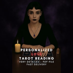 Liefde voor tarotlezen | Gepersonaliseerde tarotlegging | Paranormaal lezen | Snelle levering | Zeer gedetailleerd | Pdf-bestand