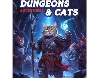 2026 DND Cat Wall Calendar: Medieval Fantasy Art, Dungeons & Dragons Gift