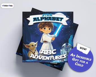 ABC Book Star Alphabet Adventures, Wars abc Fantasy Book for Kids and Toddlers,  Space battles & Cosmic Journey Through the ABCs