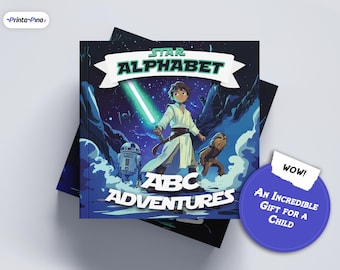 ABC Book: Adventures with Baby Star Alphabet, Wars abc Fantasy Book for Kids and Toddlers,  Space battles & Cosmic Journey Through the ABCs
