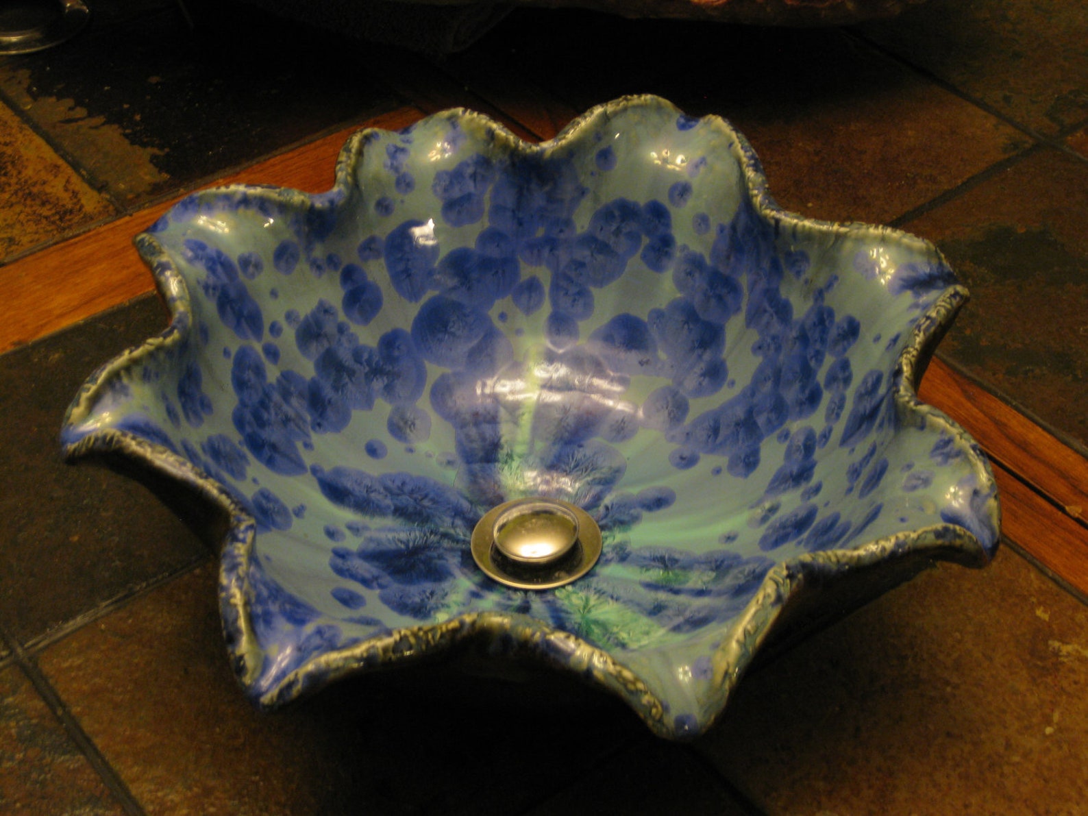 Flower Shaped Vessel Sink Custom Handmade Art Basin MADE TO Etsy