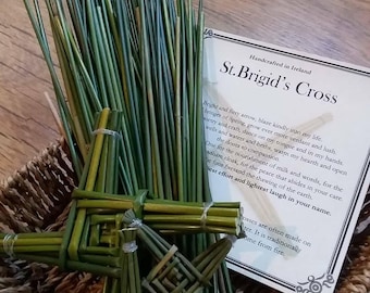 D.I.Y - St Brigid's Cross - Made By You! With Blessing Card