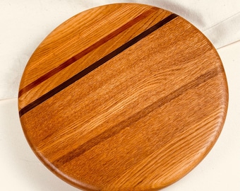 Vintage Wood Lazy Susan Turn Table