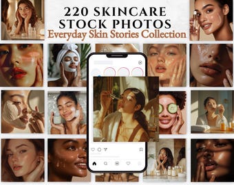 220 Skincare Stock Photos Beauty Model Stock Photos Aesthetic Esthetician Stock Photos Everyday Skin AI Stock Photos Social Media Photos