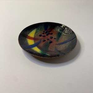Assiette décorative en cuivre | Plat artisanal de style vintage