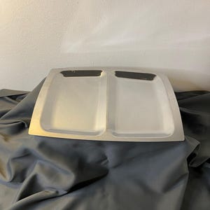 Stainless Steel Serving Tray | Divided Modern Tray | Durable Kitchenware