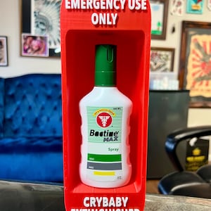 Emergency Bactin3 Cry Baby Extinguisher Tattoo  Decoration