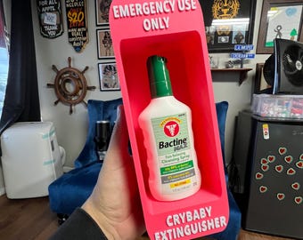 PINK Cry Baby Extinguisher Tattoo Decoration