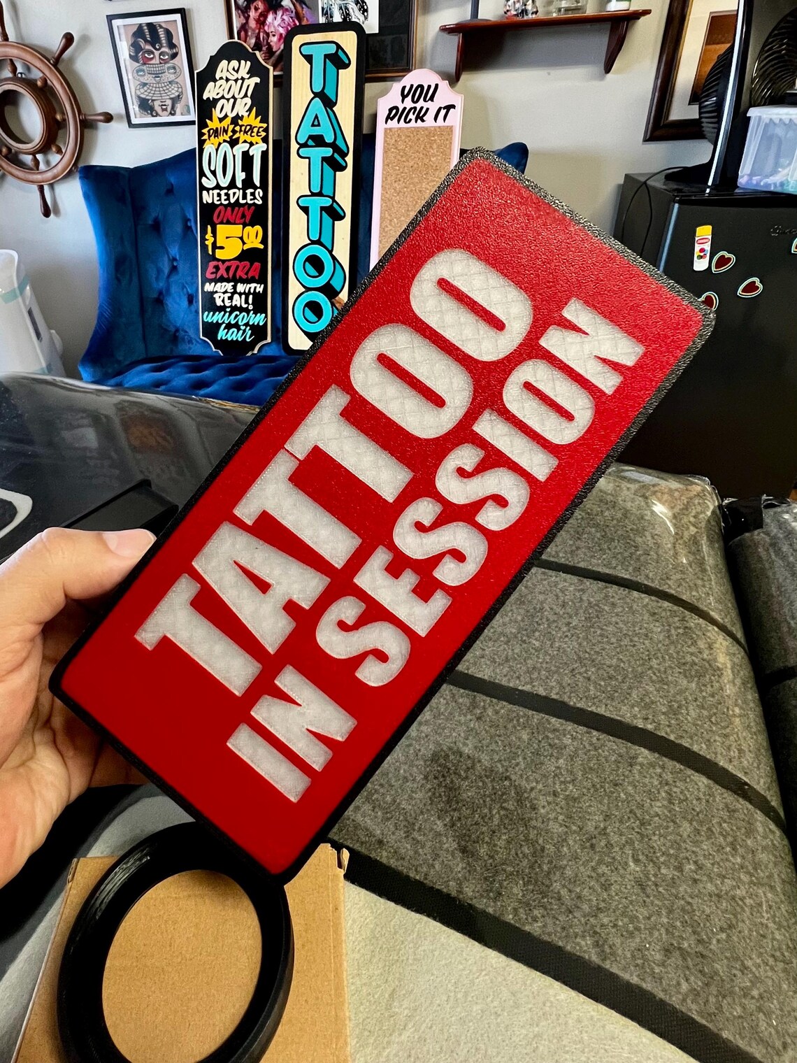 In Session Light Tattoo in Session Light Sign for Tattoo Shop - Etsy