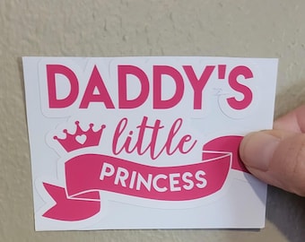123 - Daddy's Little Princess Sticker