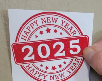 118 - Happy New Year 2025 Sticker