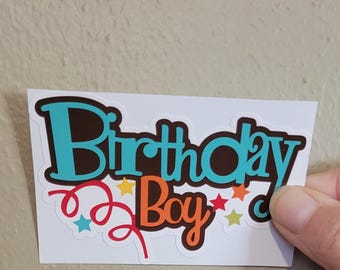 119 - Birthday Boy Sticker