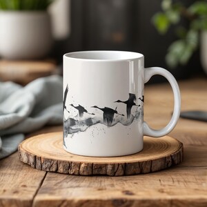 Sandhill Crane Kaffeebecher - Tasse für Vogelbeobachter und Vogelliebhaber