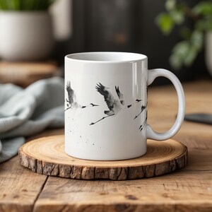 Sandhill Crane Kaffeebecher - Tasse für Vogelbeobachter und Vogelliebhaber