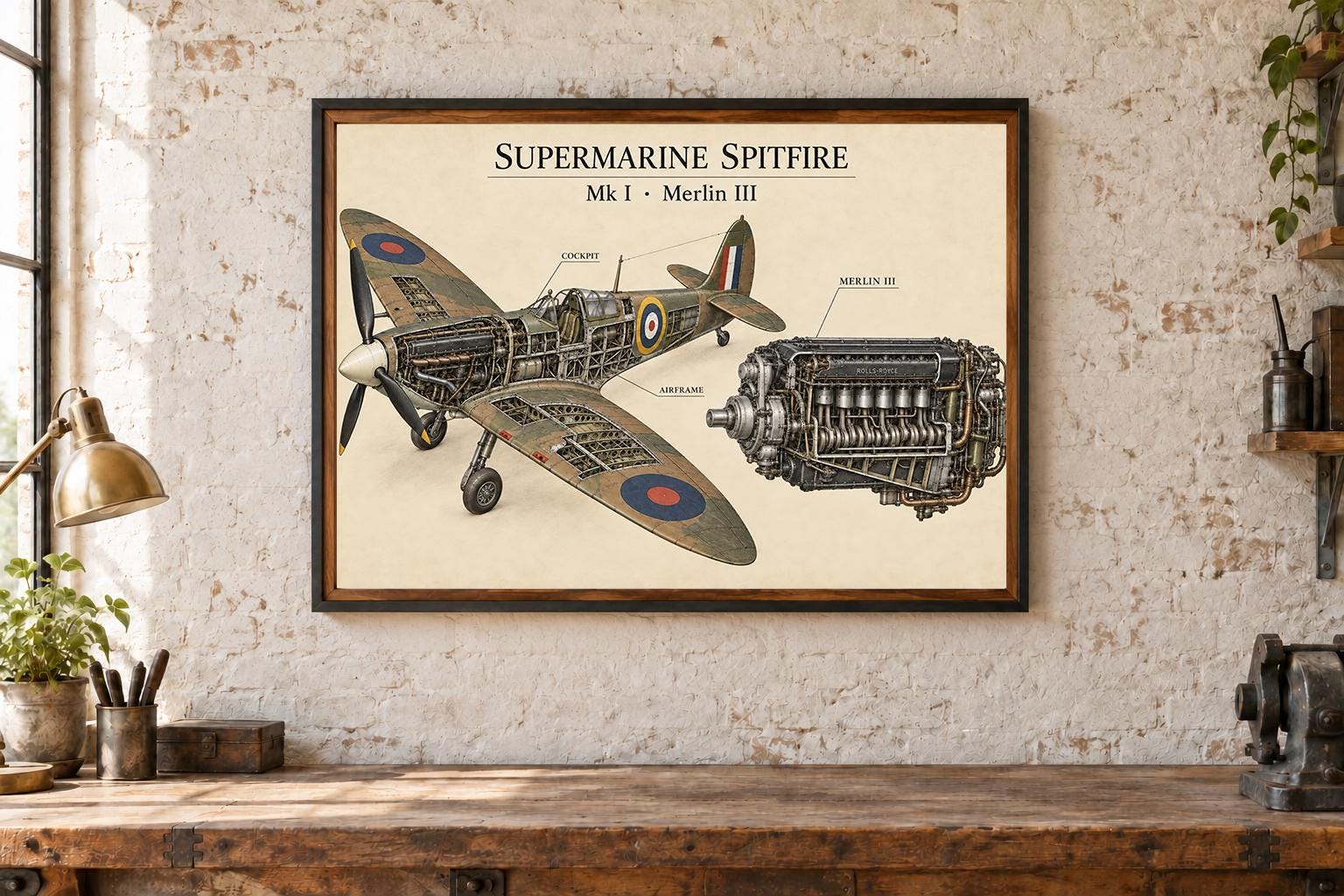 Spitfire Cutaway - Etsy