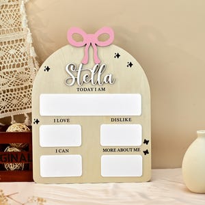 Personalized First Day of School Sign,Custom First and Last Day School Sign,Back to School Sign,Wooden School Board Gift for Student