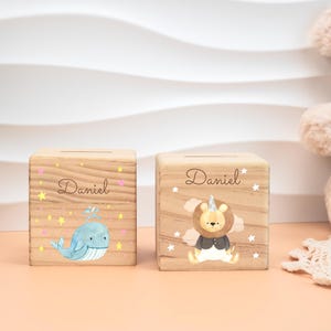 Personalized Piggy Bank, Custom Money Box, Kids Bank, Name Piggy Bank, Wooden Cash Box, Gifts for Kids, Baby Birthday Gift, Coin Bank