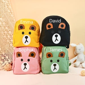 Sac à dos personnalisé pour tout-petit, sac à dos personnalisé pour enfant, cartable pour tout-petit d'âge préscolaire, cadeau pour la maternelle, sac pour enfant, sac de voyage pour enfant