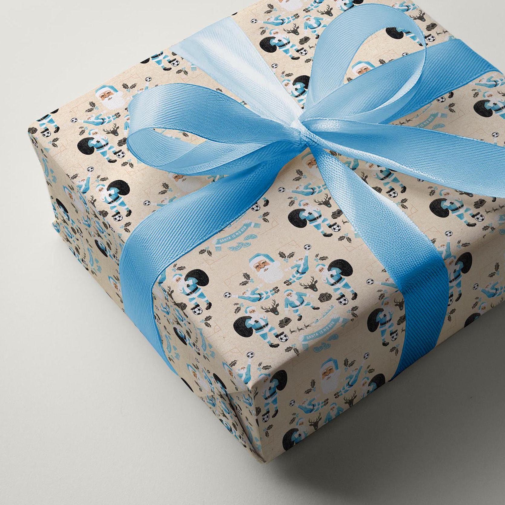 Manchester City FC Wrapping Paper 2 Sheets 2 Tags, Manchester City - View #5