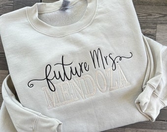 Future Mrs. Sweatshirt, Engagement Sweatshirt, I said Yes Crew