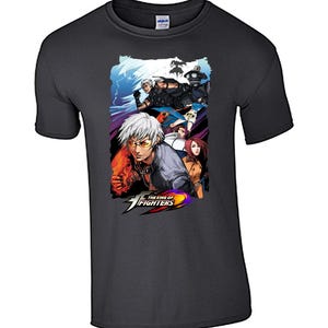 King of Fighters  Stylish Unisex Anime Game T-Shirt Apparel (Multiple Sizes and Colors Available)