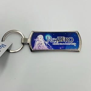 ReZero Anime Stylish 3-D Lenticular Keychain (Choose Design)