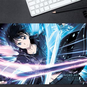 Sword Art Online Alicization Anime Playmat Deskmat Large Anime Mouse pad [Choose Your Design]