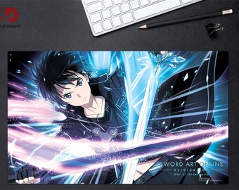 ABYSTYLE Sword Art Online Mauspad – Mit Kirito & Asuna Design, Weiche Oberfläche, 23,5 X 19,6 Cm, Für Gaming & Büro