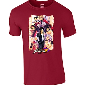 King of Fighters  Stylish Unisex Anime Game T-Shirt Apparel (Multiple Sizes and Colors Available)