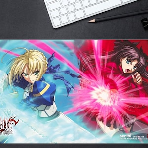 Fate Stay Night Anime Playmat Deskmat Large Anime Mouse pad