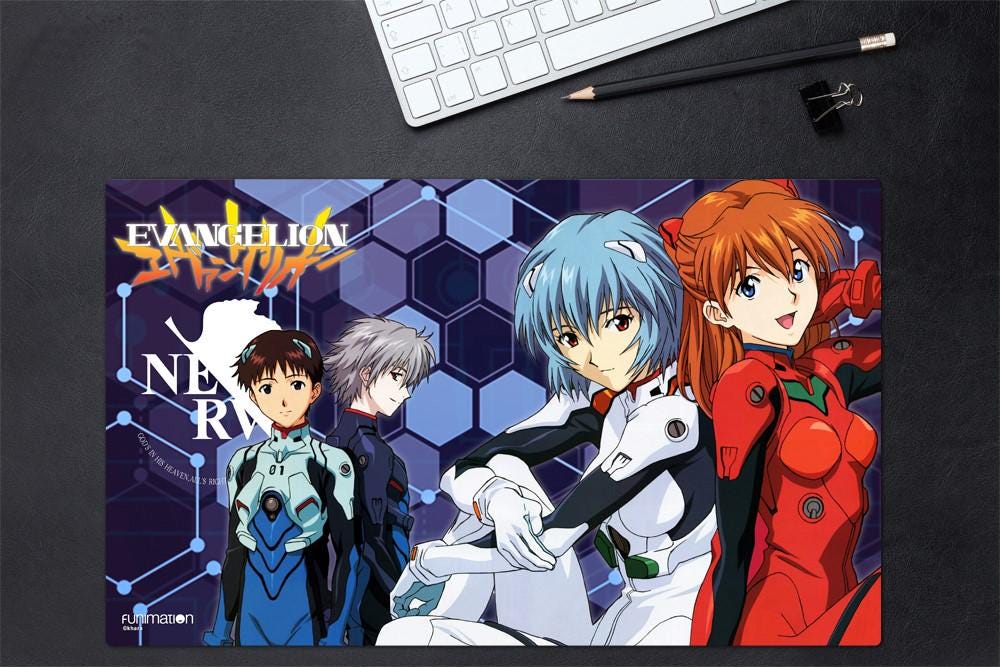 Evangelion Anime Playmat Deskmat Large Anime Mouse pad [Choose Your Design]