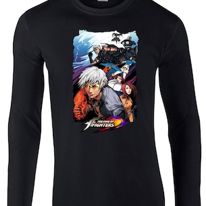 King of Fighters KOF Stylish Unisex Anime Game Long Sleeve Shirt Apparel (Multiple Sizes and Colors Available)