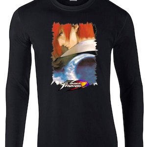King of Fighters KOF Stylish Unisex Anime Game Long Sleeve Shirt Apparel (Multiple Sizes and Colors Available)