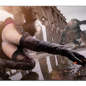 Nier Automata Game Playmat Deskmat Large Gaming Mouse pad