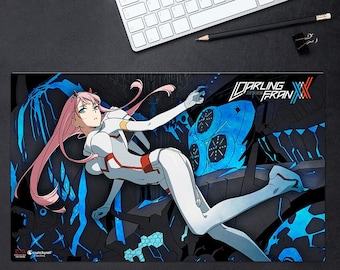 Darling in the Franxx Anime Zero Two Playmat Deskmat Large Anime Mouse pad
