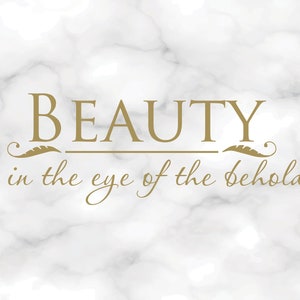 美は目に宿る 取り外し可能なウォールデカール