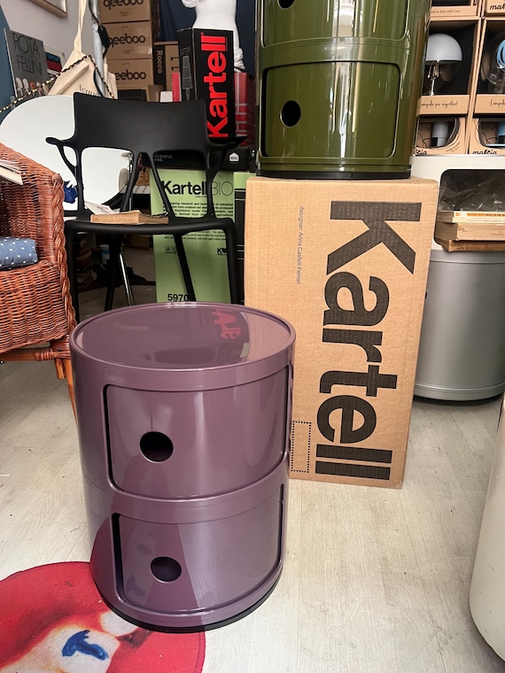 Kartell Modular Purple Two Elements New in Box New Kartell