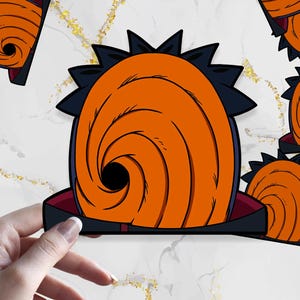 Anime Shinobi Peeker Aufkleber: Wasserfester Vinyl-Aufkleber