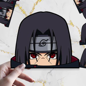 Rogue Shinobi Anime Peeker Sticker: Waterproof Vinyl Decal