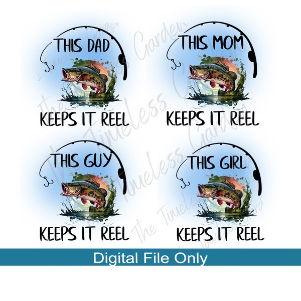 KEEPING IT REEL Digital Bass Fishing Image for the whole family