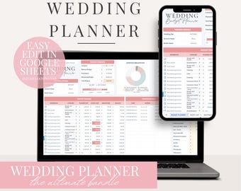 Wedding Budget Planner Google Sheets Budget Planner Wedding Expense Tracker Wedding Spreadsheet Wedding Planner Wedding Budget Template
