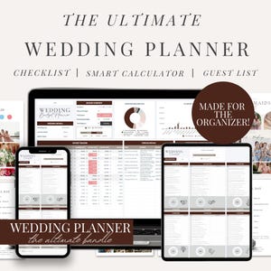Ultimate Wedding Planner Bundle Google Sheets and Canva Templates Digital Download