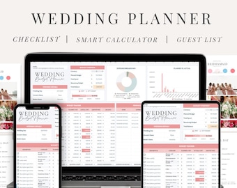 Ultimate Wedding Planner Bundle: Google Sheets and Canva Templates Digital Download