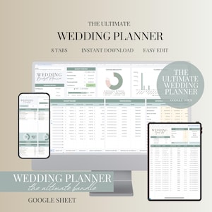 Wedding Planner Spreadsheet Wedding Budget Tracker Wedding Timeline Checklist Guest List Tracker Wedding Itinerary Seating Plan Wedding Gift