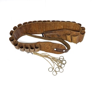 Vintage Leather Cartridge Belt