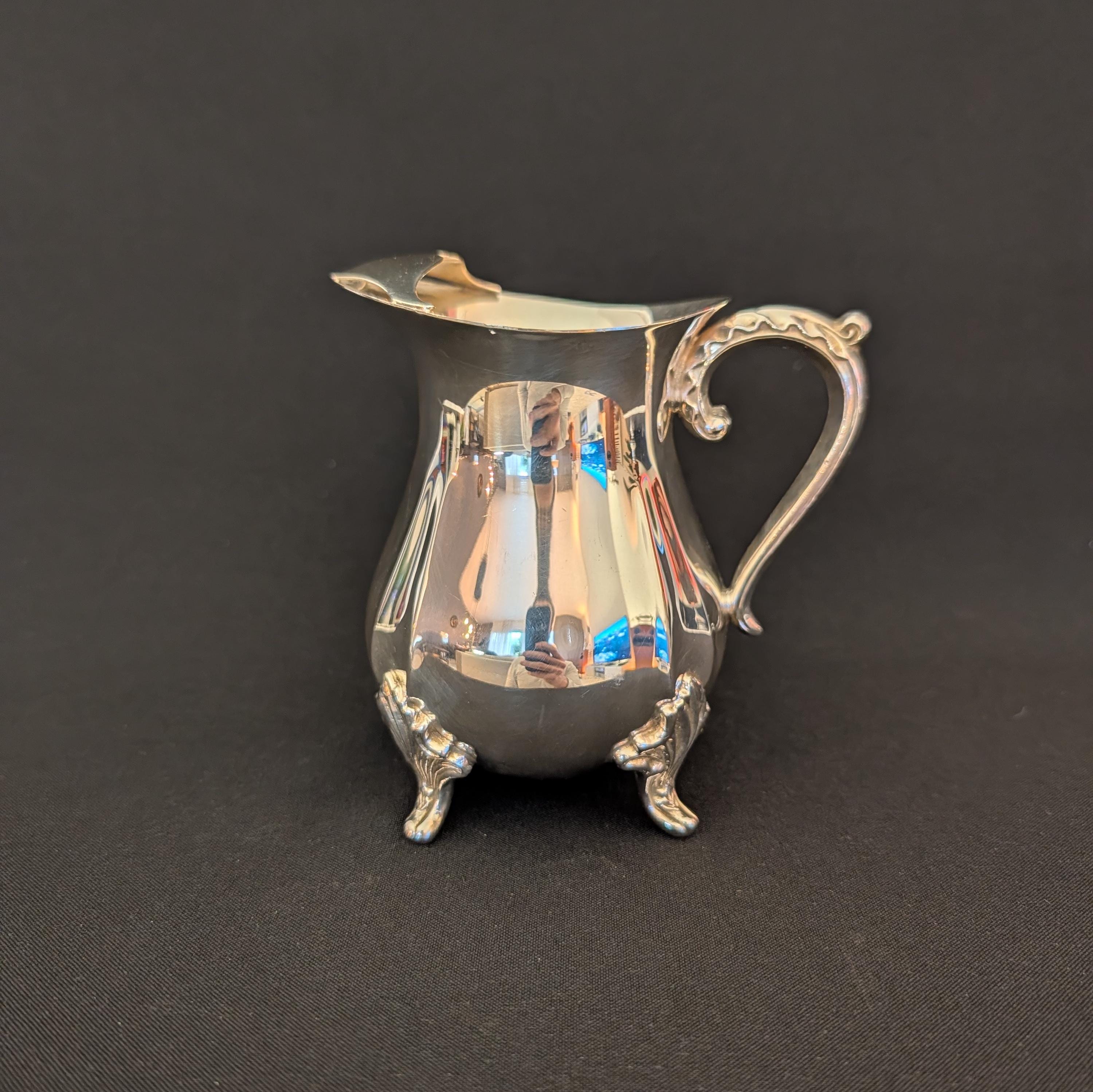 Service à Café HILGRIM – Cafetière + Sucrier + Pot à Lait – Plaqué Argent – 3 Pièces
