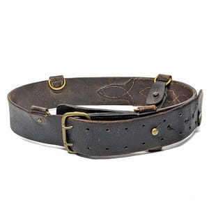 Vintage British Sam Browne Military Belt