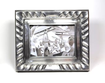 ダークシルバーピューター調5x7フォトフレーム - Etsy 日本