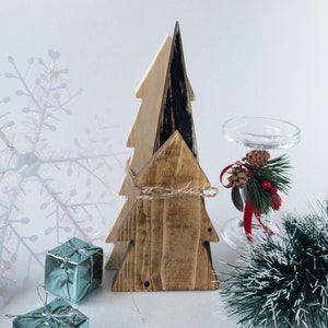 Christmas Trees Simple Wooden Christmas Tree Decoration